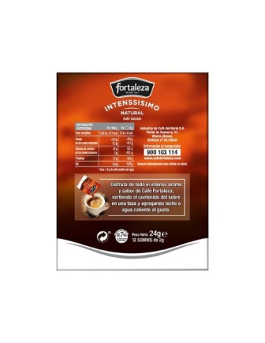 Café Soluble Intenssisimo Natural 10 sobres