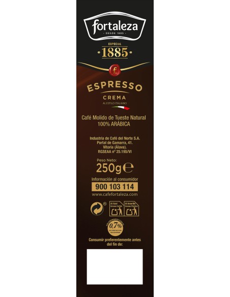 Café Molido Natural Espresso 250g