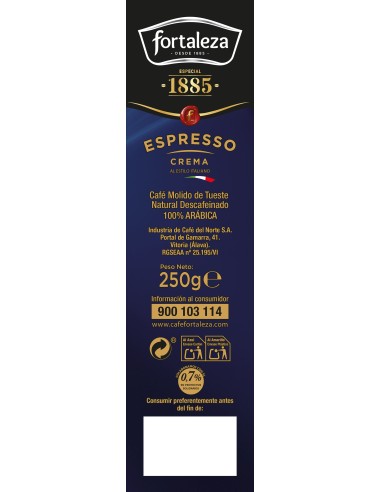 Café Molido Descafeinado Espresso 250g
