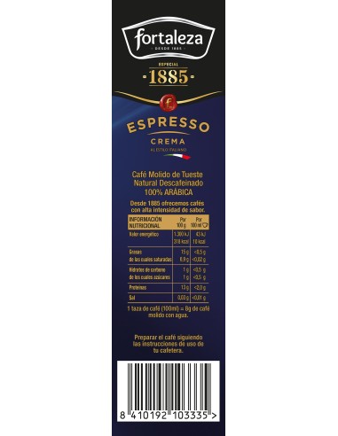 Café Molido Descafeinado Espresso 250g