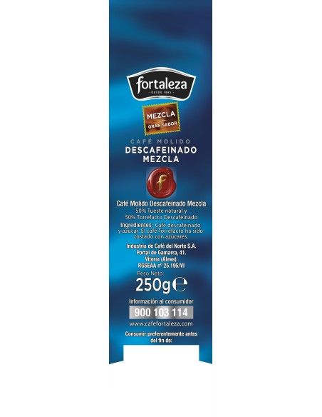 Café Molido Descafeinado Mezcla 250g