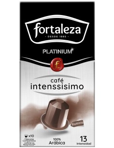 Café Intenssisimo 10 cápsulas Fortaleza Platinium compatibles con Nespresso® 2