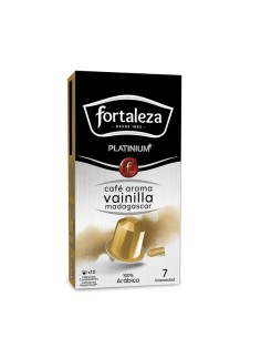 Café aroma Vainilla Madagascar 10 cápsulas Fortaleza Platinium compatibles con Nespresso®