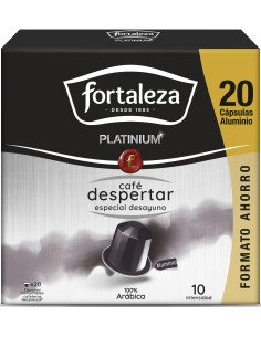 Café Despertar 20 cápsulas Fortaleza Platinium compatibles con Nespresso® 2