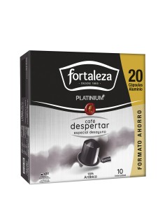 Café Despertar 20 cápsulas Fortaleza Platinium compatibles con Nespresso®