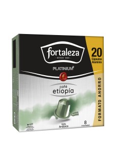 Café Etiopía 20 cápsulas Fortaleza Platinium compatibles con Nespresso®