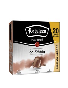 Café Colombia 20 cápsulas Fortaleza Platinium compatibles con Nespresso®