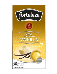 Café con aroma natural Vainilla 10 cápsulas compatibles con Nespresso® 2