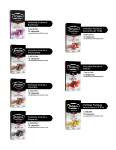 Selección 240 cápsulas Fortaleza Platinium compatibles con Nespresso®* 2