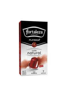 Café Natural 10 cápsulas Fortaleza Platinium compatibles con Nespresso®