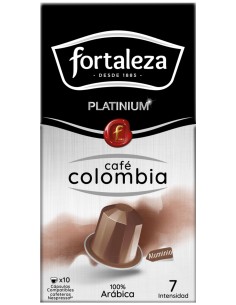 Café Colombia 10 cápsulas Fortaleza Platinium compatibles con Nespresso® 2