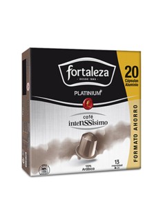 Café Intenssisimo 20 cápsulas Fortaleza Platinium compatibles con Nespresso®