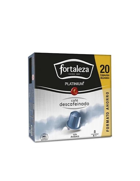 Café Descafeinado 20 cápsulas Fortaleza Platinium