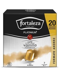 Café con aroma natural Vainilla Madagascar 20 cápsulas Fortaleza Platinium 2
