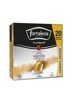 Café con aroma natural Vainilla Madagascar 20 cápsulas Fortaleza Platinium